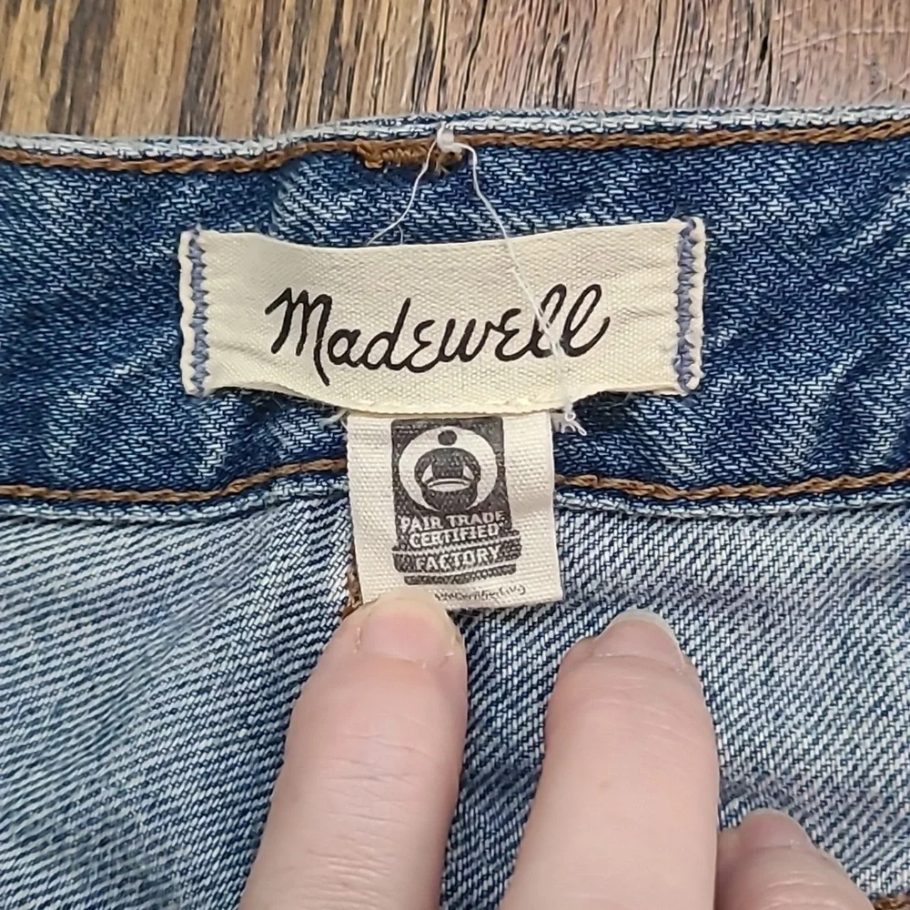 Madewell Curvy Baggy Straight Classic Jeans Size 27 - Picture 2 of 5